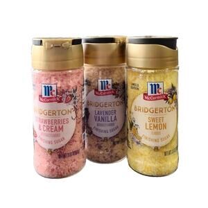 McCormick x Bridgerton Limited Edition Sugars Strawberry Lavender Lemon Set of 3